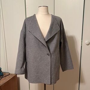 Uniqlo wool blend coat